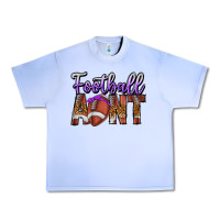 Grape Ice Football Aunt Urban Heavy Tee - CowhideDigitalArt