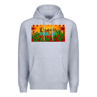 Heather Grey desert darlin' aztec desert sunset license plate Premium Hoodie - Artiststas
