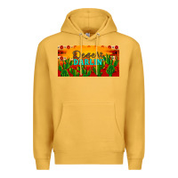 Mustard desert darlin' aztec desert sunset license plate Premium Hoodie - Artiststas