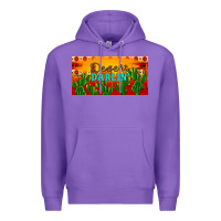 Purple desert darlin' aztec desert sunset license plate Premium Hoodie - Artiststas