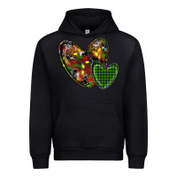 Black christmas heart Urban Hoodie - RanaPortraitStore
