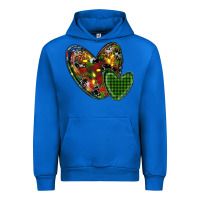 Cobalt christmas heart Urban Hoodie - RanaPortraitStore