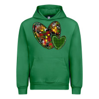 Emerald christmas heart Urban Hoodie - RanaPortraitStore
