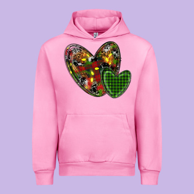 Christmas Heart Urban Hoodie Designed By Ranaportraitstore