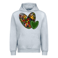 Heather Grey christmas heart Urban Hoodie - RanaPortraitStore