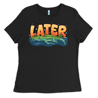 Black Later Ladies Tee - CowhideDigitalArt