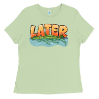 Matcha Later Ladies Tee - CowhideDigitalArt