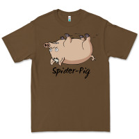 Cacao Spider Pig Premium Tee - DesigneFamous