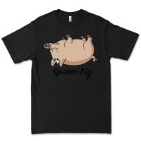 Black Spider Pig Premium Tee - DesigneFamous