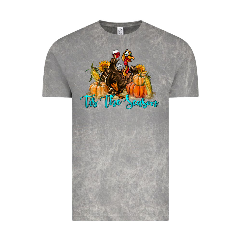 Western Fall Turkey Tis The Season Vintage Tee by LillyAllenDesigns | Teevron