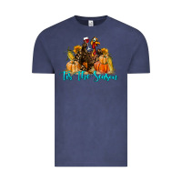 Vintage Denim Western Fall Turkey Tis The Season Vintage Tee - LillyAllenDesigns