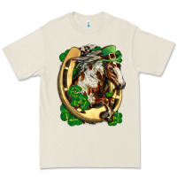 Bone Horse with horseshoe st patricks day Premium Tee - FaDigitalArtStudio