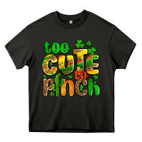 Asphalt St. Patrick's too cute to pinch Heavy Core Tee - OliviaCreatesArt