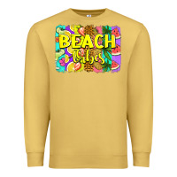 Antique Gold beach vibes summer brushstroke Premium Sweatshirt - Jasminsmagicworld