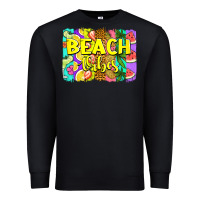 Black beach vibes summer brushstroke Premium Sweatshirt - Jasminsmagicworld