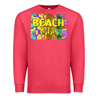 Cardinal beach vibes summer brushstroke Premium Sweatshirt - Jasminsmagicworld