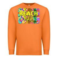 Carrot beach vibes summer brushstroke Premium Sweatshirt - Jasminsmagicworld