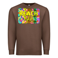 Chestnut beach vibes summer brushstroke Premium Sweatshirt - Jasminsmagicworld
