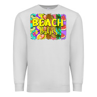 Dove Grey beach vibes summer brushstroke Premium Sweatshirt - Jasminsmagicworld
