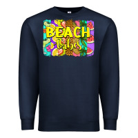 Navy beach vibes summer brushstroke Premium Sweatshirt - Jasminsmagicworld