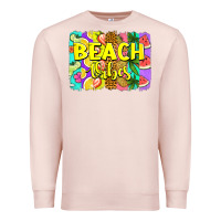 Pale Pink beach vibes summer brushstroke Premium Sweatshirt - Jasminsmagicworld