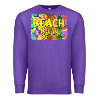 Purple beach vibes summer brushstroke Premium Sweatshirt - Jasminsmagicworld