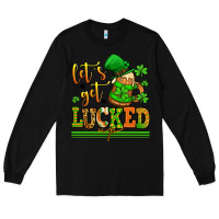Black lets get lucked up st patricks Long Sleeve Tee - LillyAllenDesigns