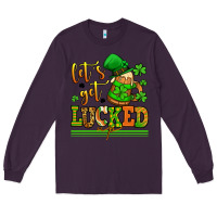 Plum lets get lucked up st patricks Long Sleeve Tee - LillyAllenDesigns