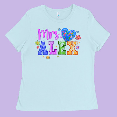 Mrs Ladies Tee Designed By Cowhidedigitalart