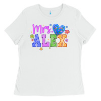 White mrs Ladies Tee - CowhideDigitalArt