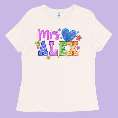 Mrs Ladies Tee Designed By Cowhidedigitalart