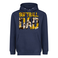Navy no background softball dad Heavyweight Hoodie - Jasminsmagicworld