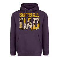 Plum no background softball dad Heavyweight Hoodie - Jasminsmagicworld