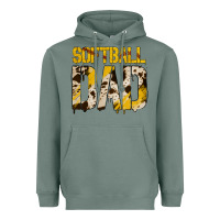 Sage no background softball dad Heavyweight Hoodie - Jasminsmagicworld