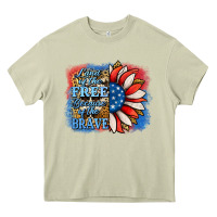 Mossy Patriotic Sunflower Heavy Core Tee - Jasminsmagicworld