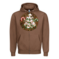 Chestnut Merry Christmas Baseball Zipper Hoodie - RanaPortraitStore