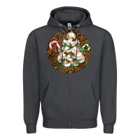 Smoke Merry Christmas Baseball Zipper Hoodie - RanaPortraitStore