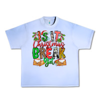 Grape Ice Is It Christmas Break Yet Urban Heavy Tee - CowhideDigitalArt
