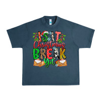 Midnight Navy Is It Christmas Break Yet Urban Heavy Tee - CowhideDigitalArt