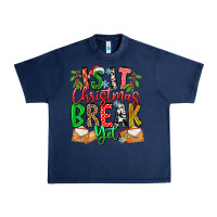 Navy Is It Christmas Break Yet Urban Heavy Tee - CowhideDigitalArt