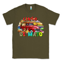 Army Green Cinco de mayo truck Classic Tee - FaDigitalArtStudio