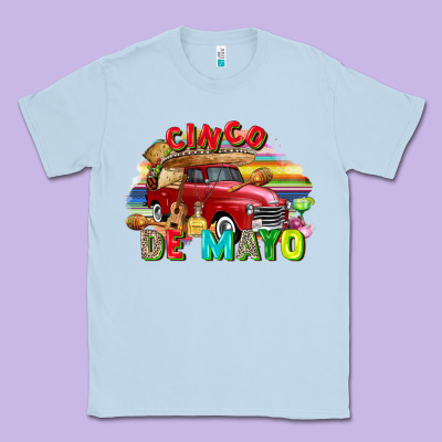 Cinco De Mayo Truck Classic Tee Designed By Fadigitalartstudio