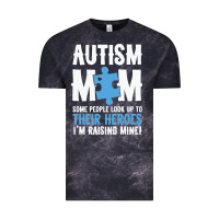 Cloud Black lil autism mom Vintage Tee - CowhideDigitalArt