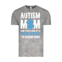 Cloud Rock lil autism mom Vintage Tee - CowhideDigitalArt