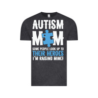 Vintage Black lil autism mom Vintage Tee - CowhideDigitalArt