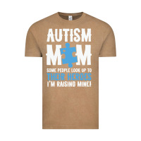 Vintage Coffee lil autism mom Vintage Tee - CowhideDigitalArt