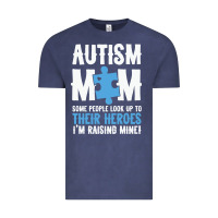 Vintage Denim lil autism mom Vintage Tee - CowhideDigitalArt