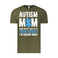 Vintage Olive lil autism mom Vintage Tee - CowhideDigitalArt