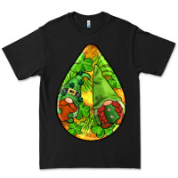 Black st.patrick's teardrop earrings Premium Tee - FaDigitalArtStudio