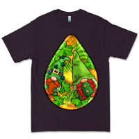 Plum st.patrick's teardrop earrings Premium Tee - FaDigitalArtStudio